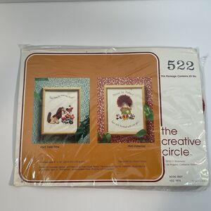 Vintage PATIENCE GIRL #522 Crewel Embroidery Kit God Creative Circle 1979 NOS